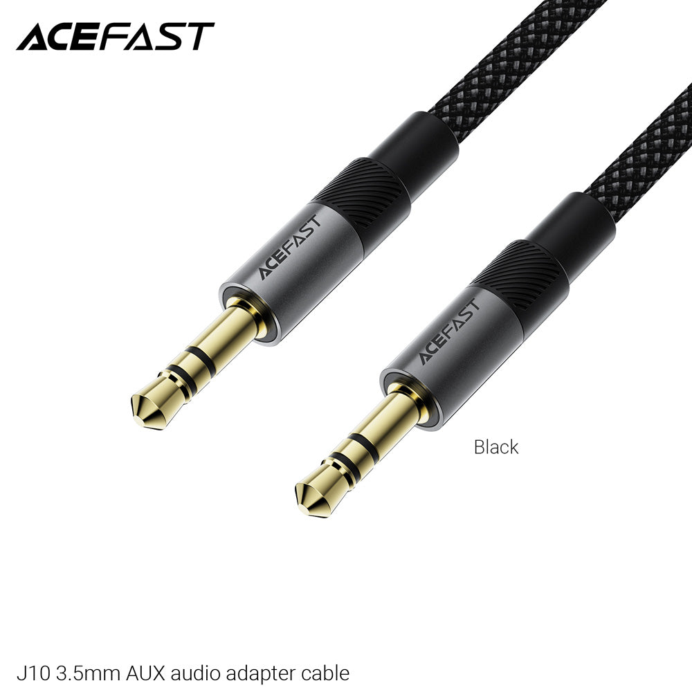 ACEFAST J10 3.5mm AUX Audio Adapter Cable -Black