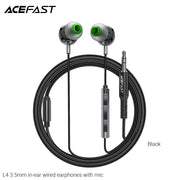 ACEFAST L4 3.5mm In-Ear Wired Earphones - Black