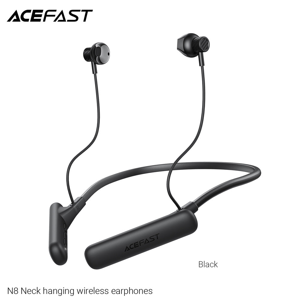 ACEFAST N8 Neck Hanging Wireless Earphones -Black