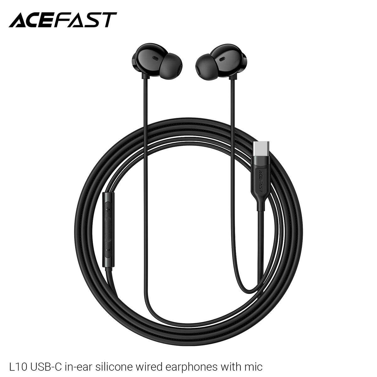 ACEFAST L10 USB-C Wired In-Ear Earphones with Microphone