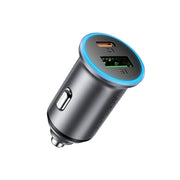 ACEFAST B15 65W Dual Port Metal Car Charger -Metallic Gray