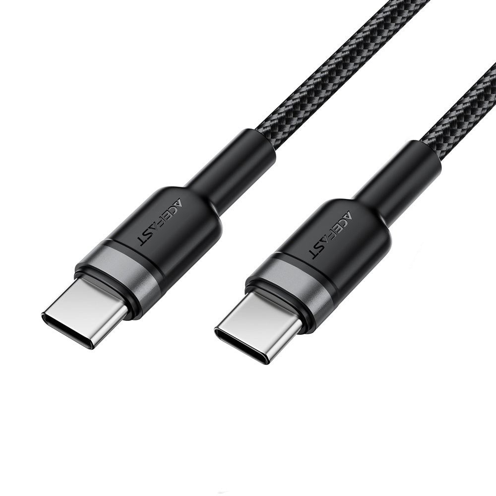 ACEFAST C22-03 USB-C to USB-C Aluminum Alloy Charging Data Cable -Black