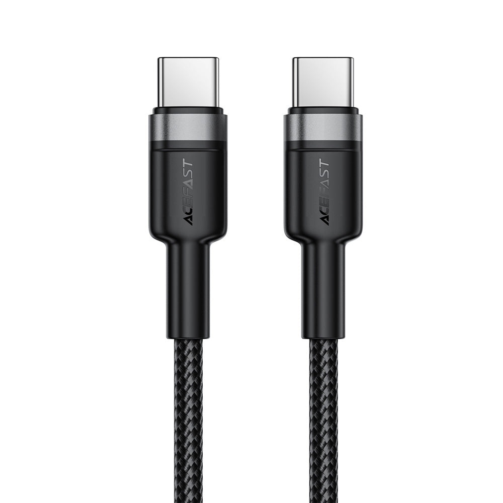 ACEFAST C22-03 USB-C to USB-C Aluminum Alloy Charging Data Cable -Black