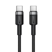 ACEFAST C22-03 USB-C to USB-C Aluminum Alloy Charging Data Cable -Black