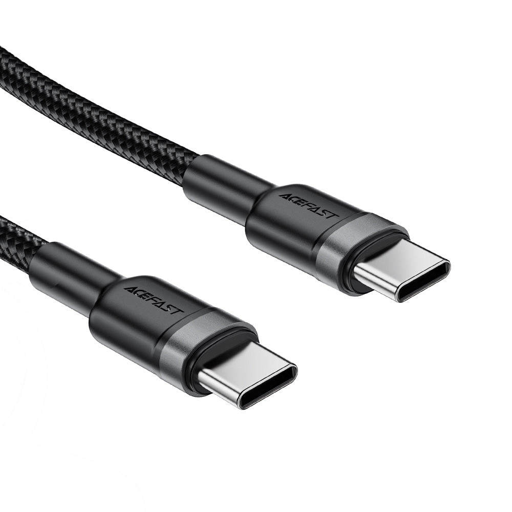 ACEFAST C22-03 USB-C to USB-C Aluminum Alloy Charging Data Cable -Black