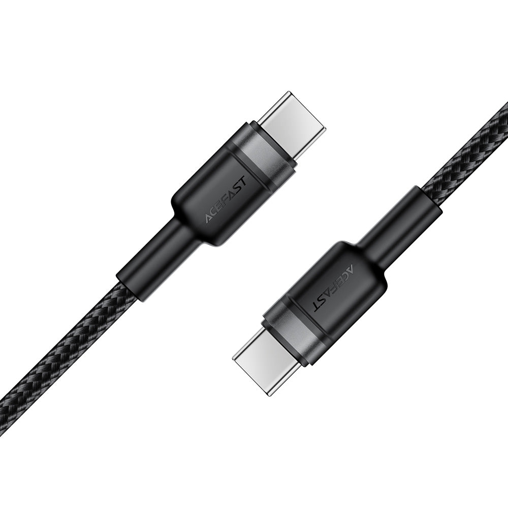 ACEFAST C22-03 USB-C to USB-C Aluminum Alloy Charging Data Cable -Black