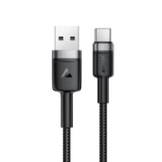 ACEFAST C22-04 USB-A to USB-C Aluminum Alloy Charging Data Cable -Black