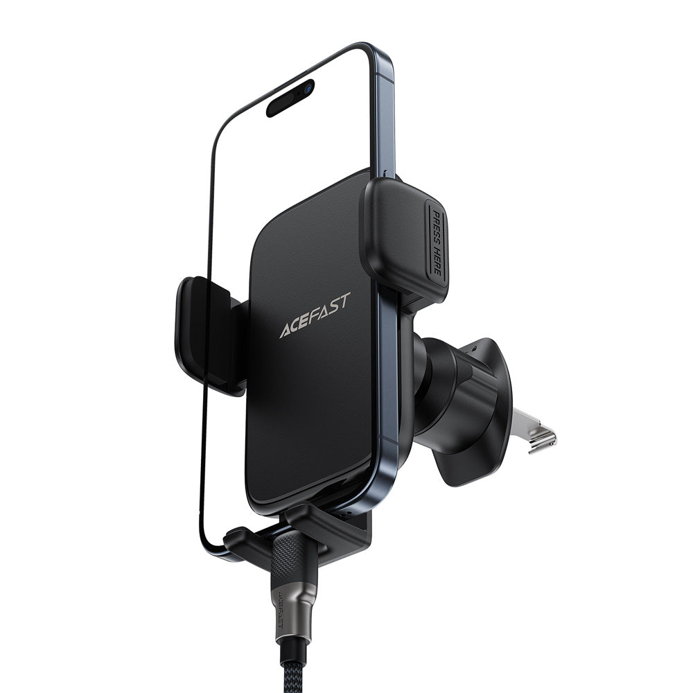 ACEFAST D27 Press Type Car Holder For Air Vent- Black