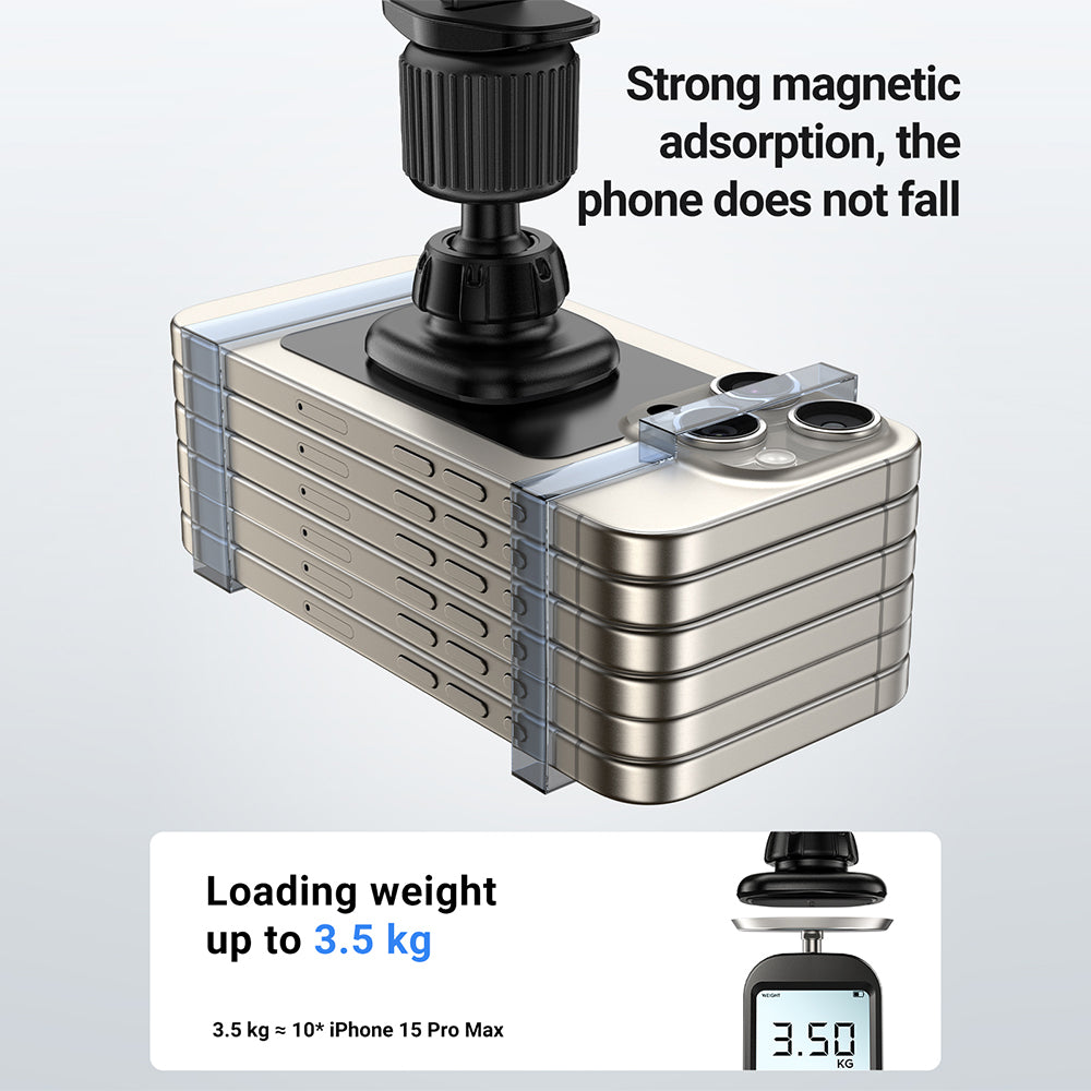 ACEFAST D34 Magnetic Charging Car Holder For Air Went- Black