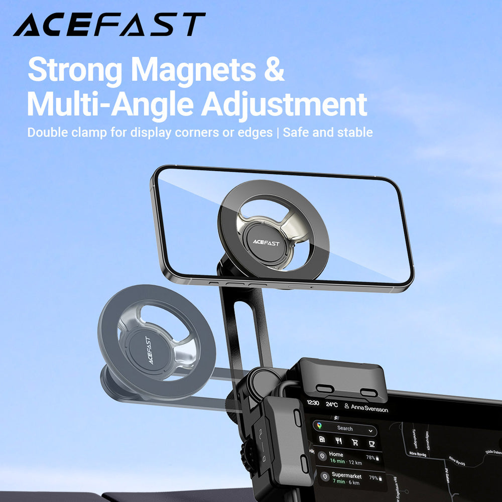 ACEFAST D43 Magnetic Car Holder For Dashboard Screen- Black