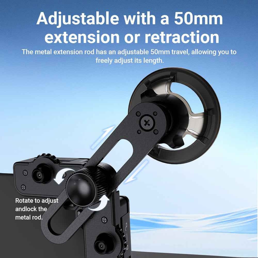 ACEFAST D43 Magnetic Car Holder For Dashboard Screen- Black