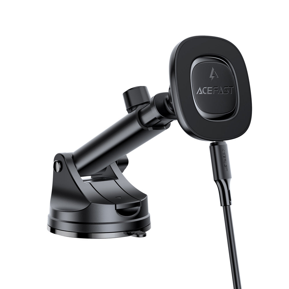 ACEFAST D47 Magnetic Wireless Charger Car Holder-Black