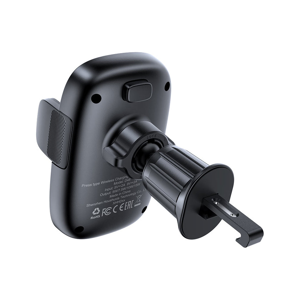 ACEFAST D48 Fast Wireless Charger Car Holder For Air Vent- Black