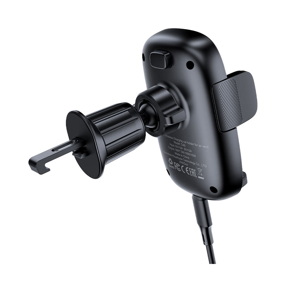 ACEFAST D48 Fast Wireless Charger Car Holder For Air Vent- Black