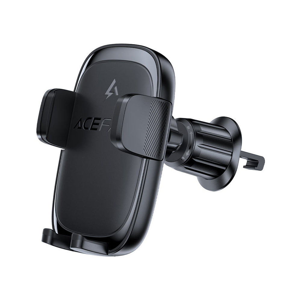 ACEFAST D48 Fast Wireless Charger Car Holder For Air Vent- Black
