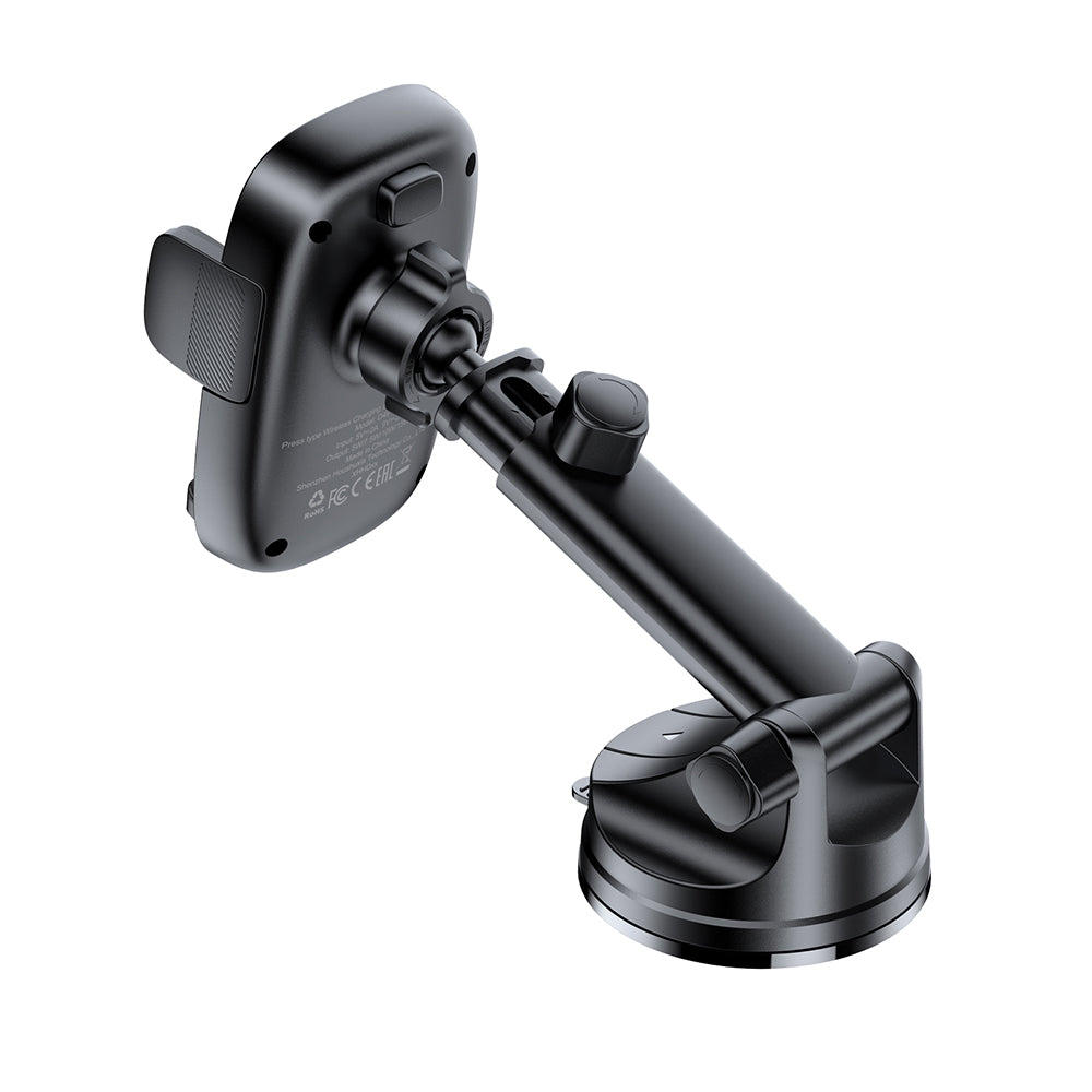 ACEFAST D49 One-touch Center Console Wireless Charger Car Holder-Black