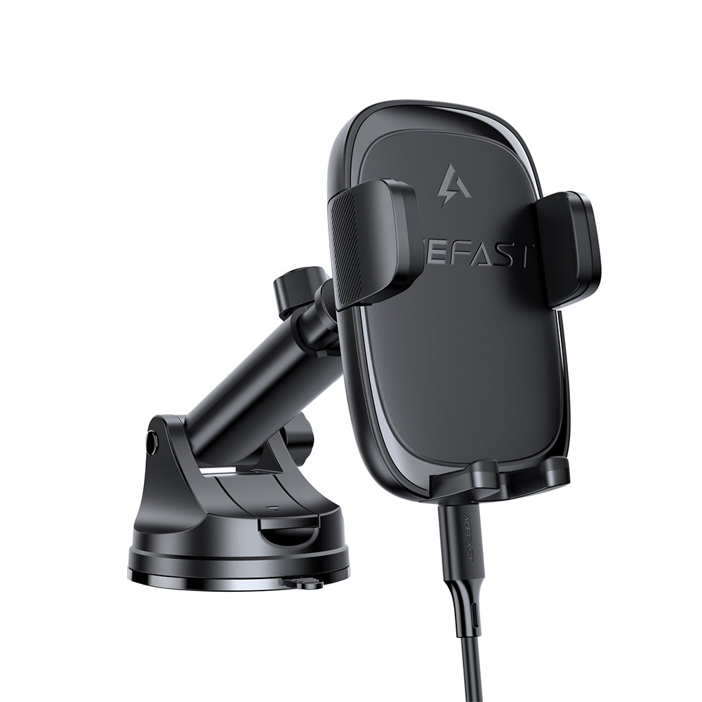 ACEFAST D49 One-touch Center Console Wireless Charger Car Holder-Black