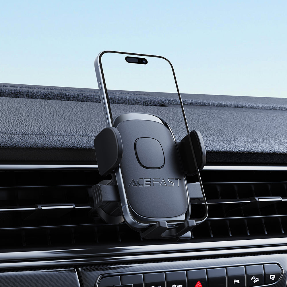 ACEFAST D56 One-Key Lock Car Holder For Air Vent-Black