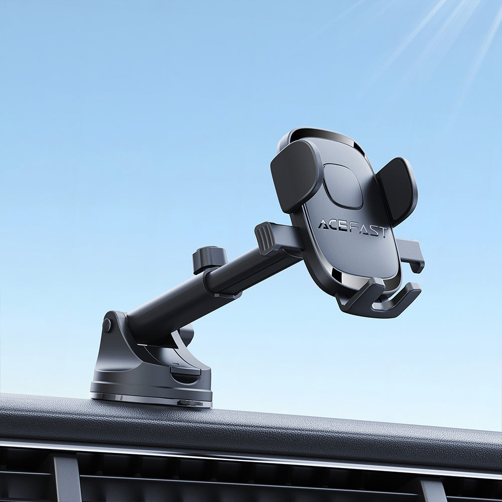 ACEFAST D57 One-Key Lock Car Holder-Black