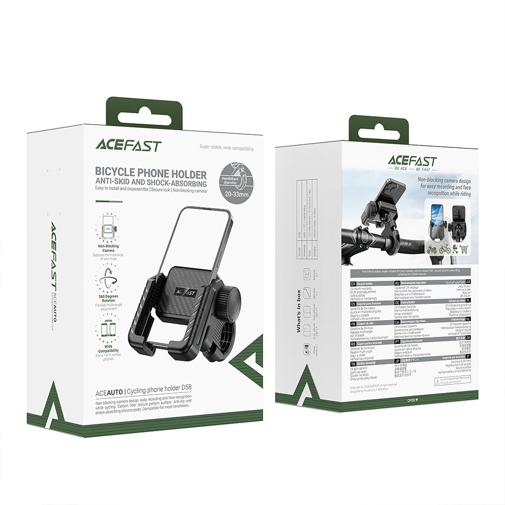 ACEFAST D58 Bicycle Phone Holder -Black