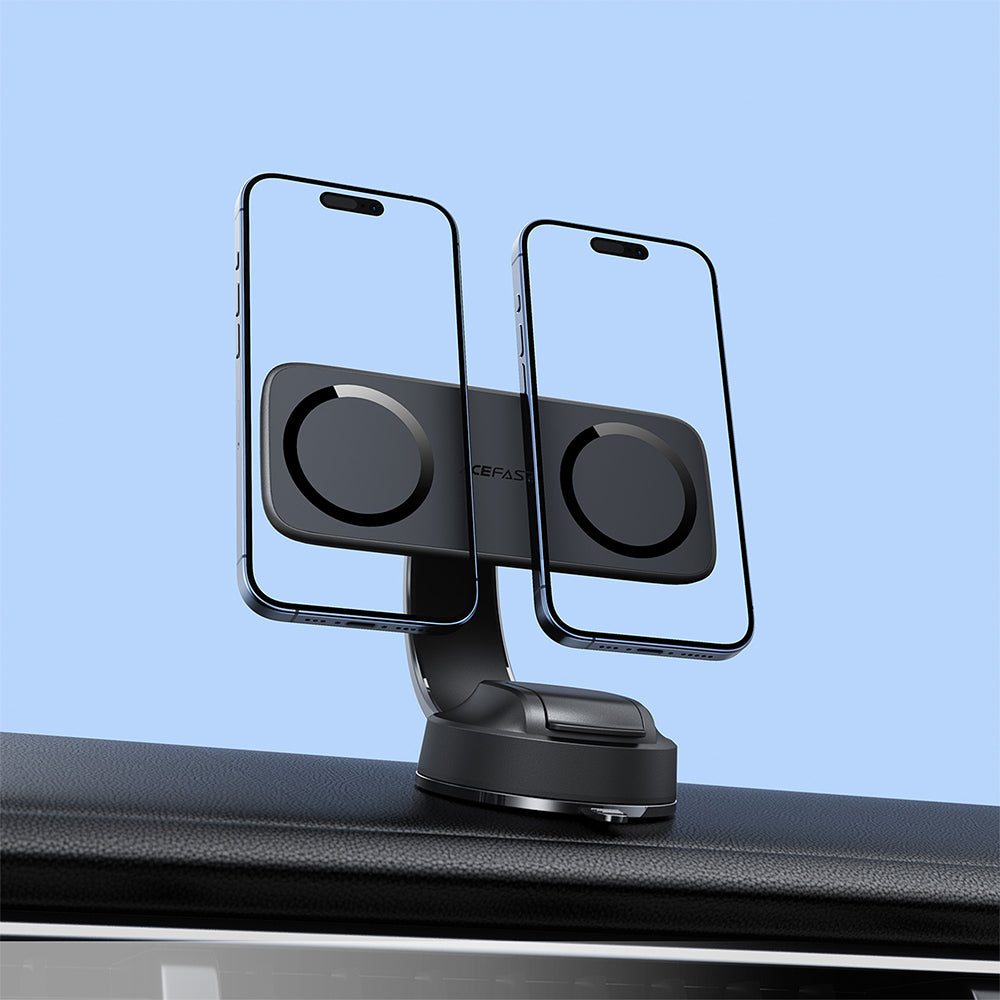 ACEFAST D60 Dual Magnetic Car Holder-Black