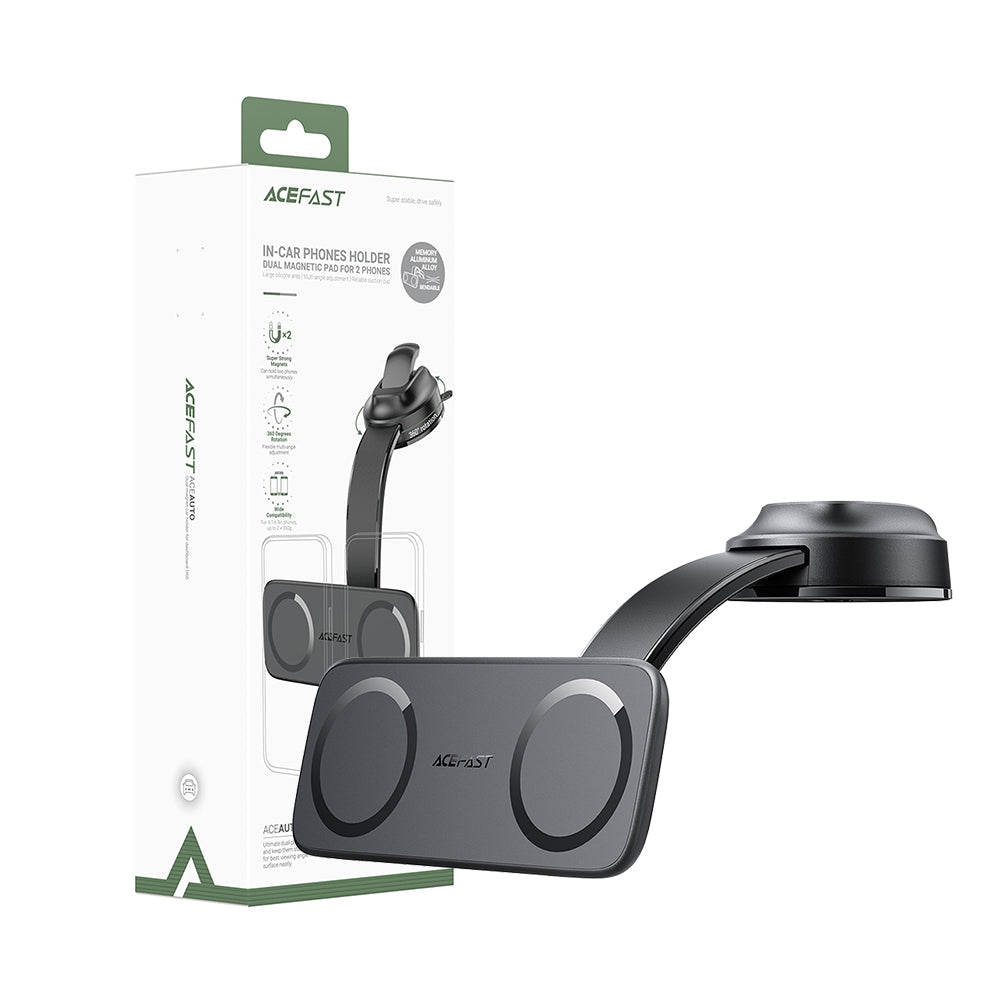 ACEFAST D60 Dual Magnetic Car Holder-Black