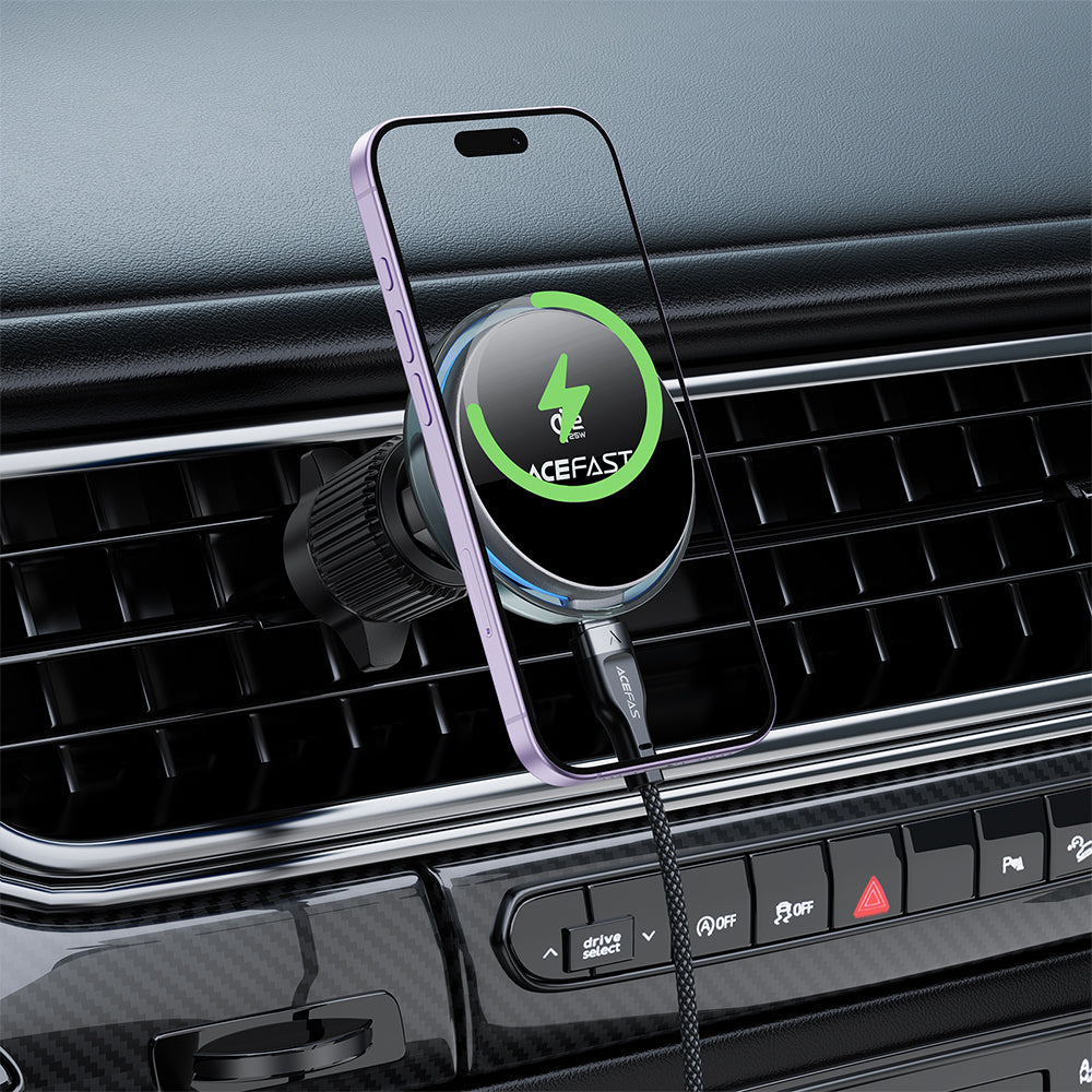 ACEFAST D61 Qi2 Magnetic Wireless Charging Car Holder