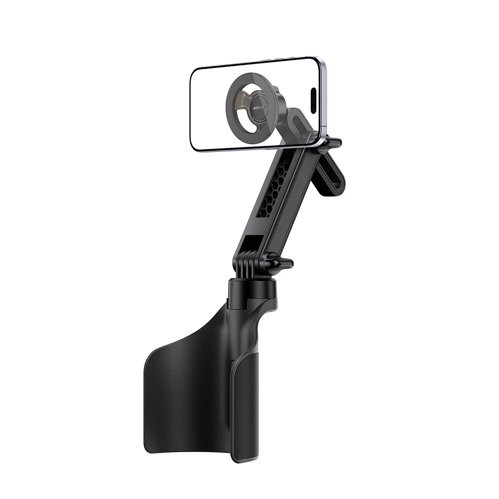 ACEFAST D62 Double Cup Holder Magnetic Car Holder - Black