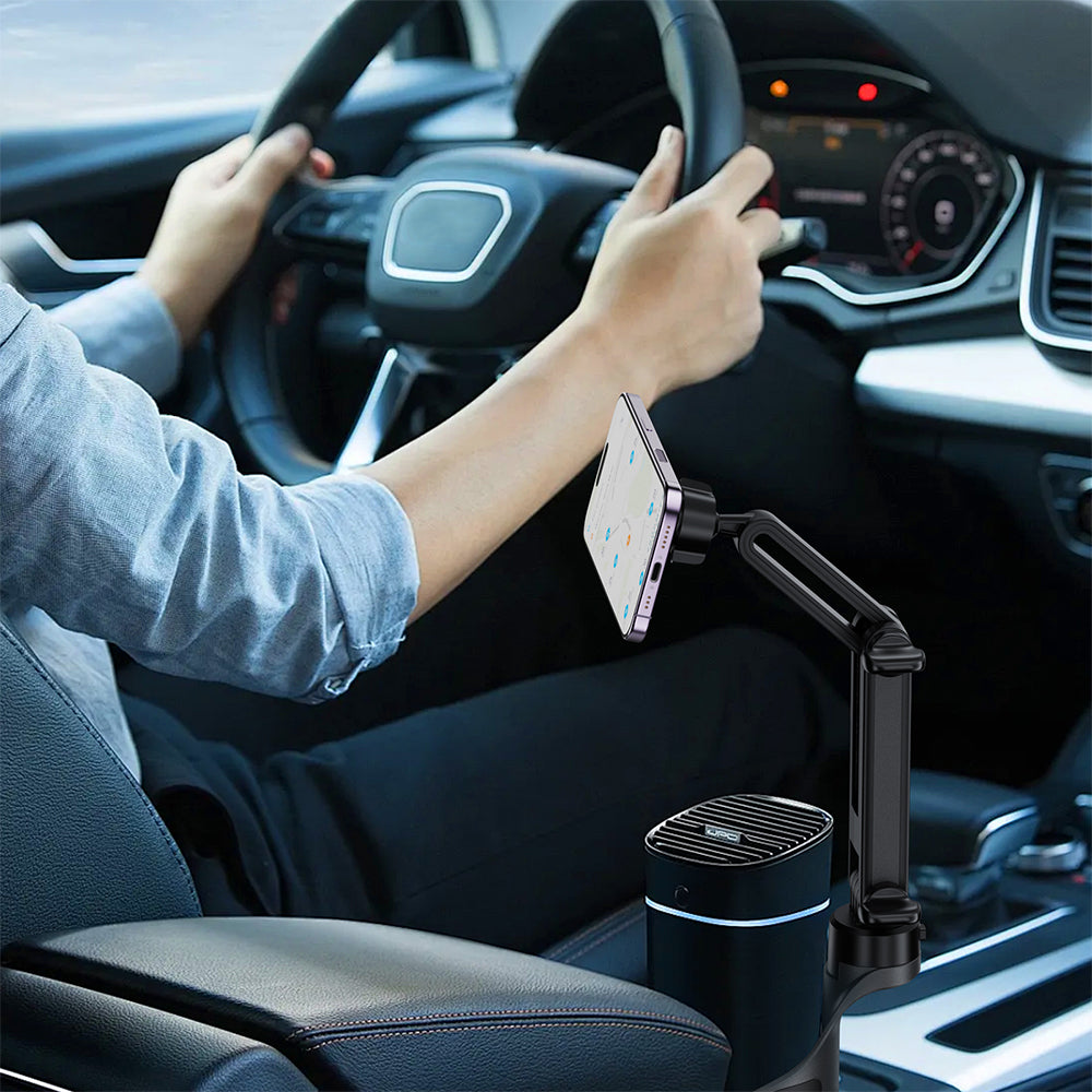 ACEFAST D62 Double Cup Holder Magnetic Car Holder - Black