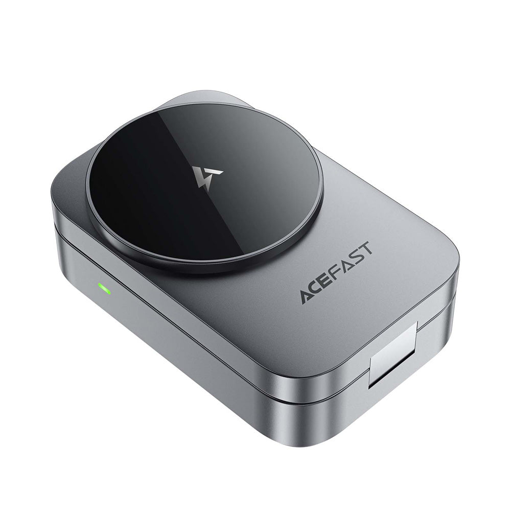 ACEFAST E22 Desktop 3-in-1 Wireless Charging Holder -Metallic Gray