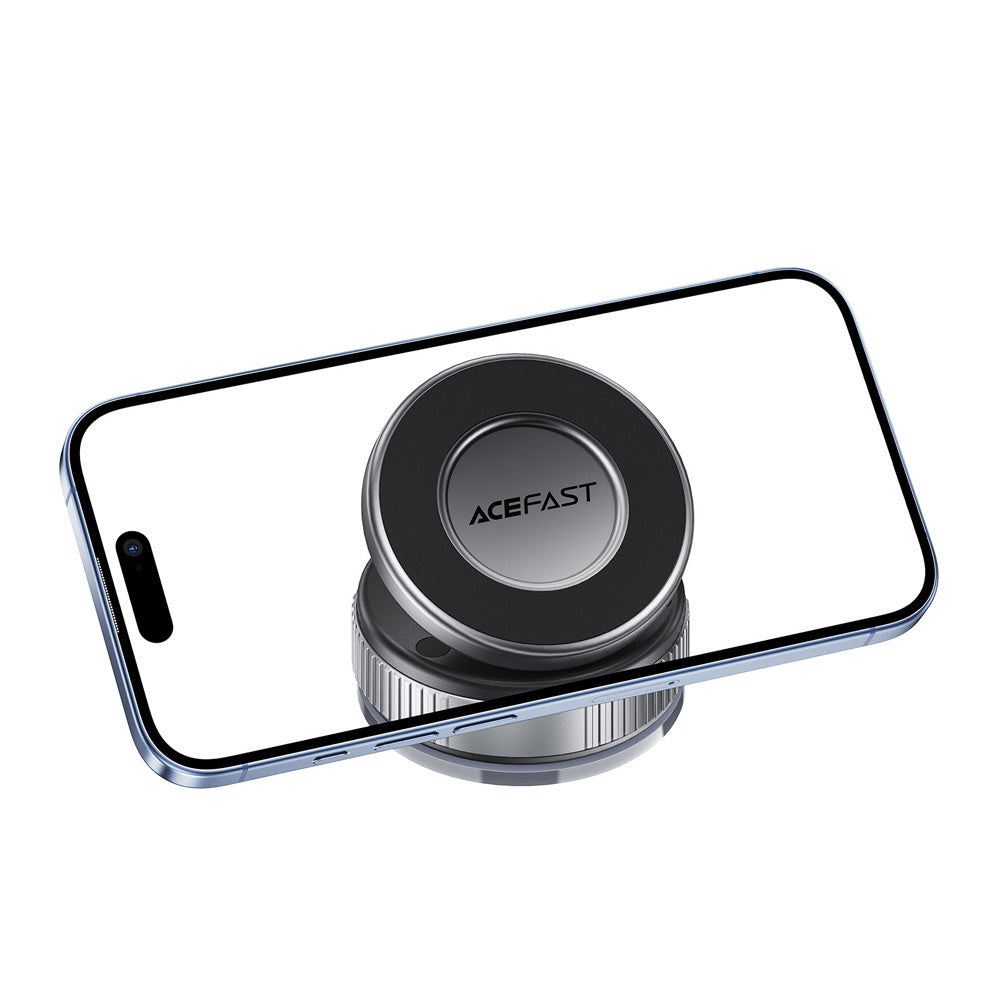 ACEFAST E27 Manual Suction Cup Magnetic Phone Holder -Metallic Gray