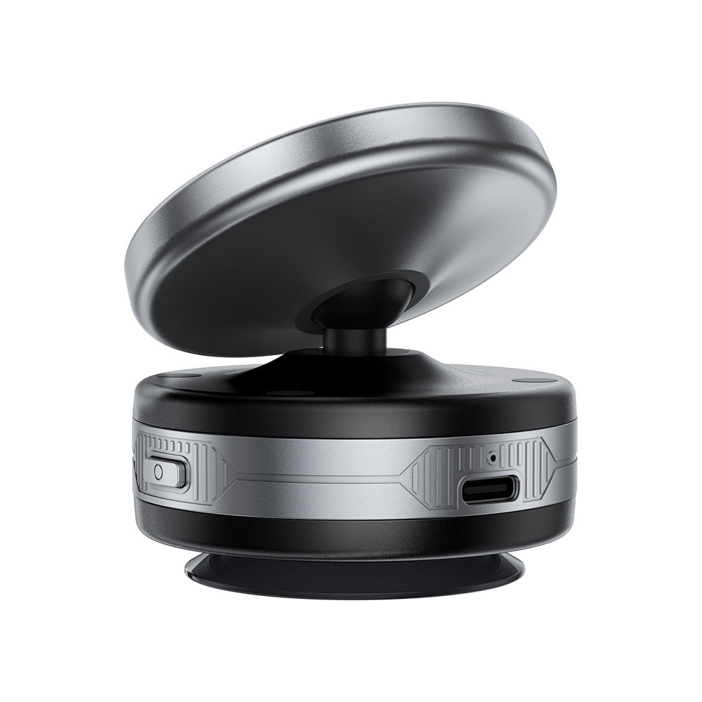 ACEFAST E29 Electric Suction Cup Magnetic Wireless Charging Holder -Metallic Gray