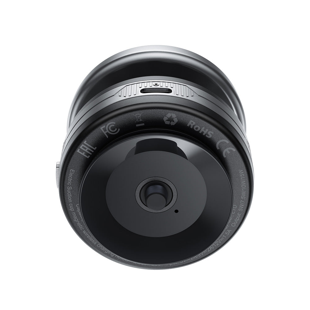 ACEFAST E29 Electric Suction Cup Magnetic Wireless Charging Holder -Metallic Gray