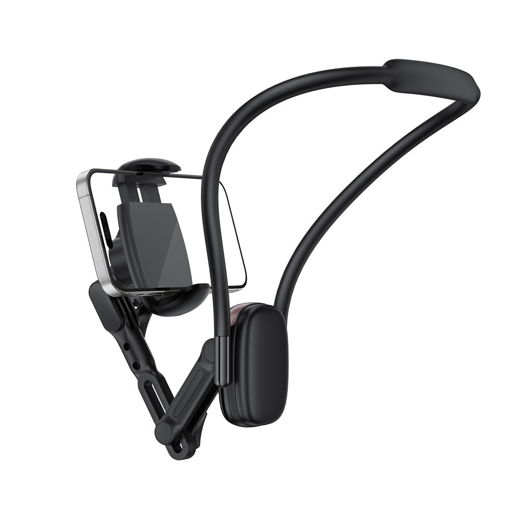 ACEFAST E33 Neck-hanging Clamp Type Holder -Black