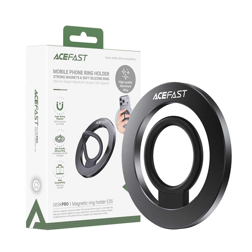 ACEFAST E35 Magnetic Phone Ring Holder -Black