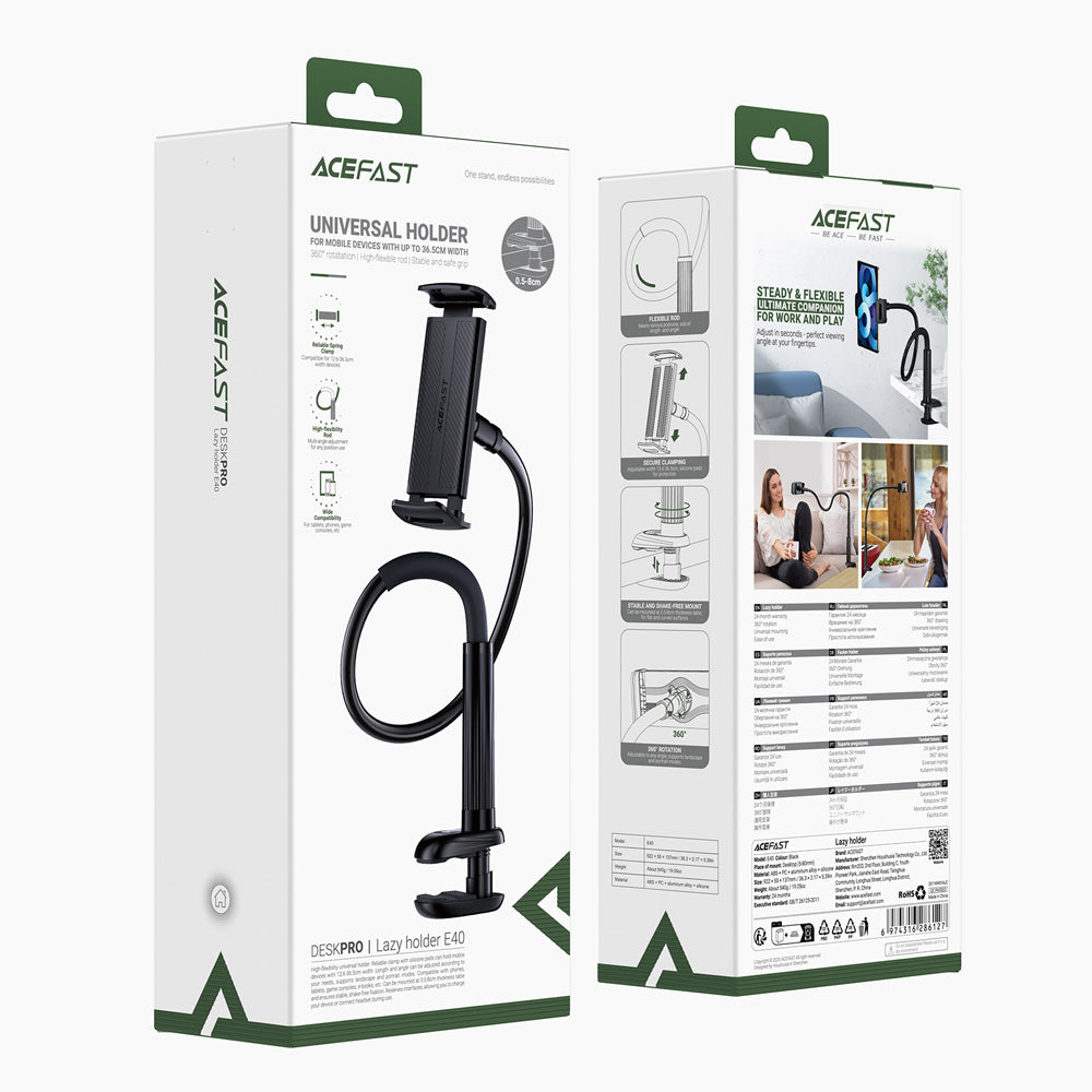 ACEFAST E40 Lazy Hands-free Holder -Black