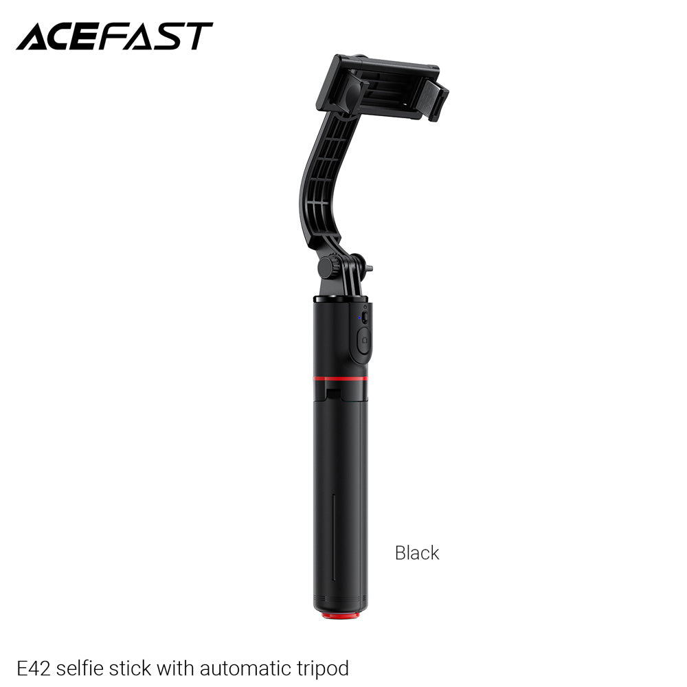 ACEFAST E42 Selfie Stick With Automatic Ttripod -Black