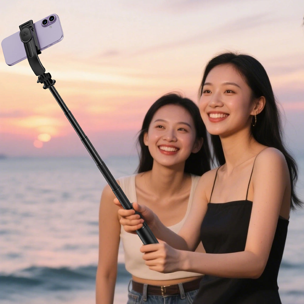 ACEFAST E42 Selfie Stick With Automatic Ttripod -Black