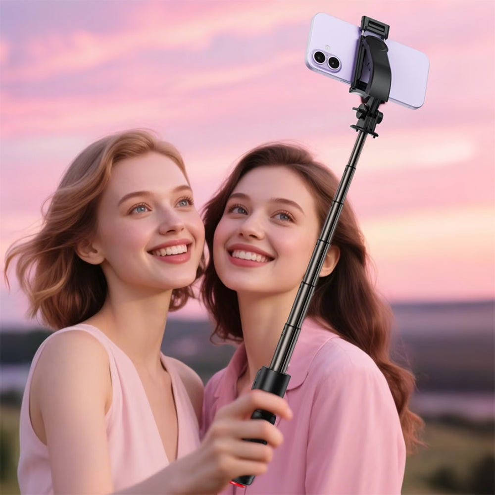 ACEFAST E43 Selfie Stick With Automatic Tripod -Black