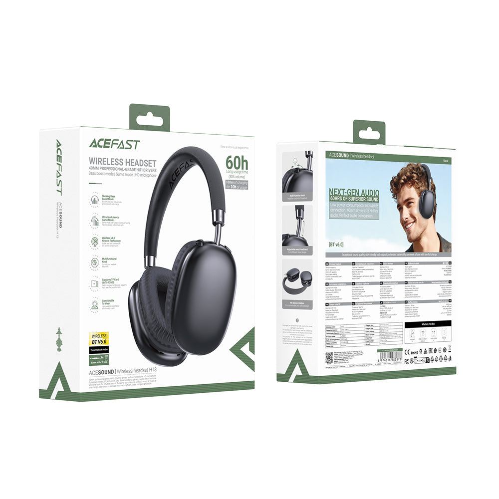 ACEFAST  H13 Wireless Headset -Black