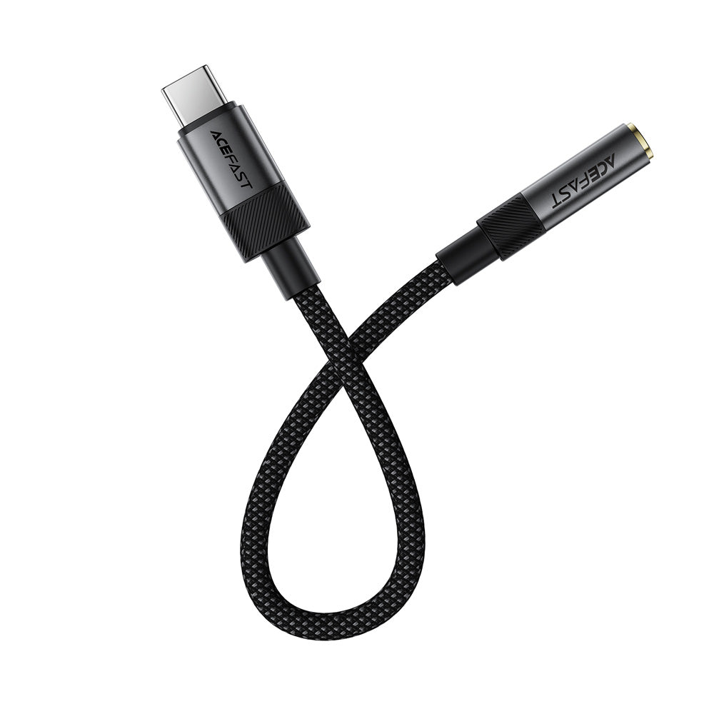 ACEFAST J12 USB-C to 3.5mm Audio Converter -Black