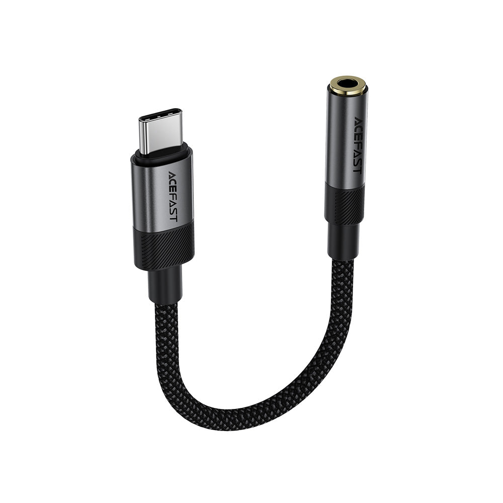 ACEFAST J12 USB-C to 3.5mm Audio Converter -Black