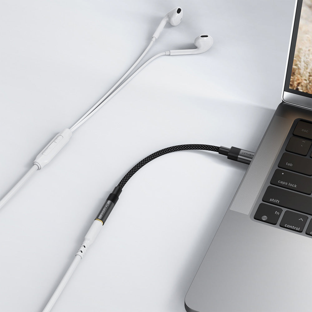 ACEFAST J12 USB-C to 3.5mm Audio Converter -Black