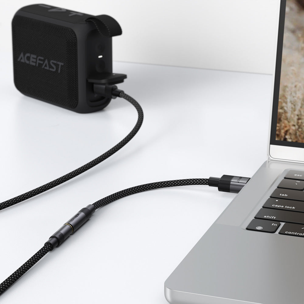 ACEFAST J13 USB-A to 3.5mm Audio Converter -Black