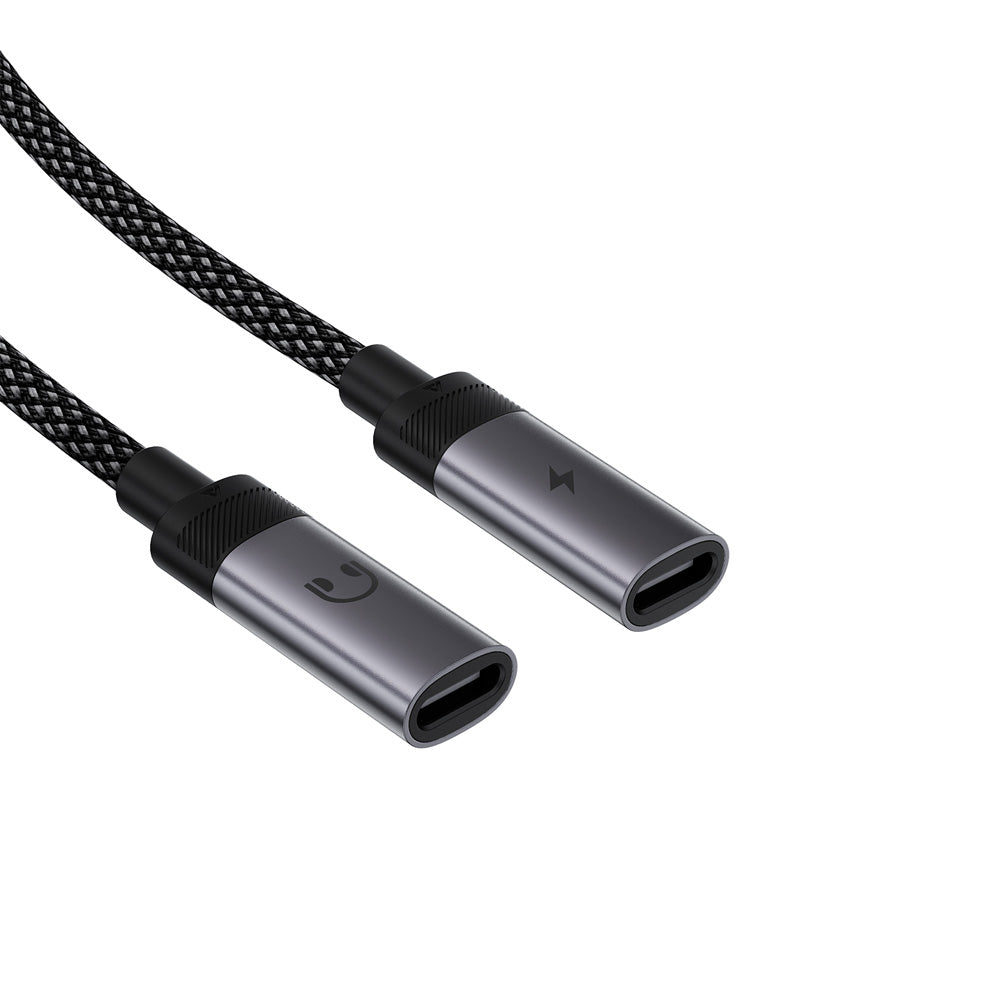 ACEFAST J14 USB-C 2-in-1 Charging Audio Adapter