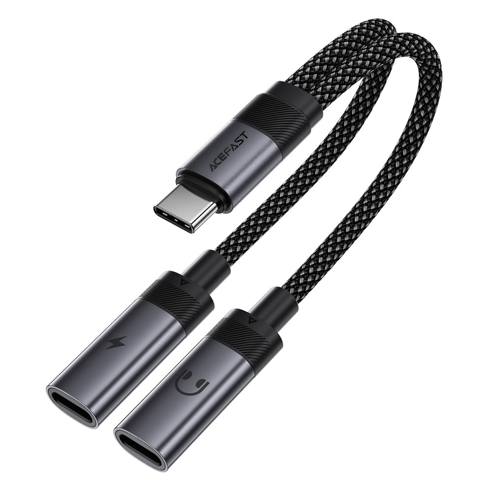 ACEFAST J14 USB-C 2-in-1 Charging Audio Adapter