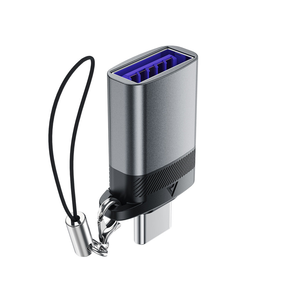 ACEFAST J7 USB-A to USB-C Adapter -Metallic Gray