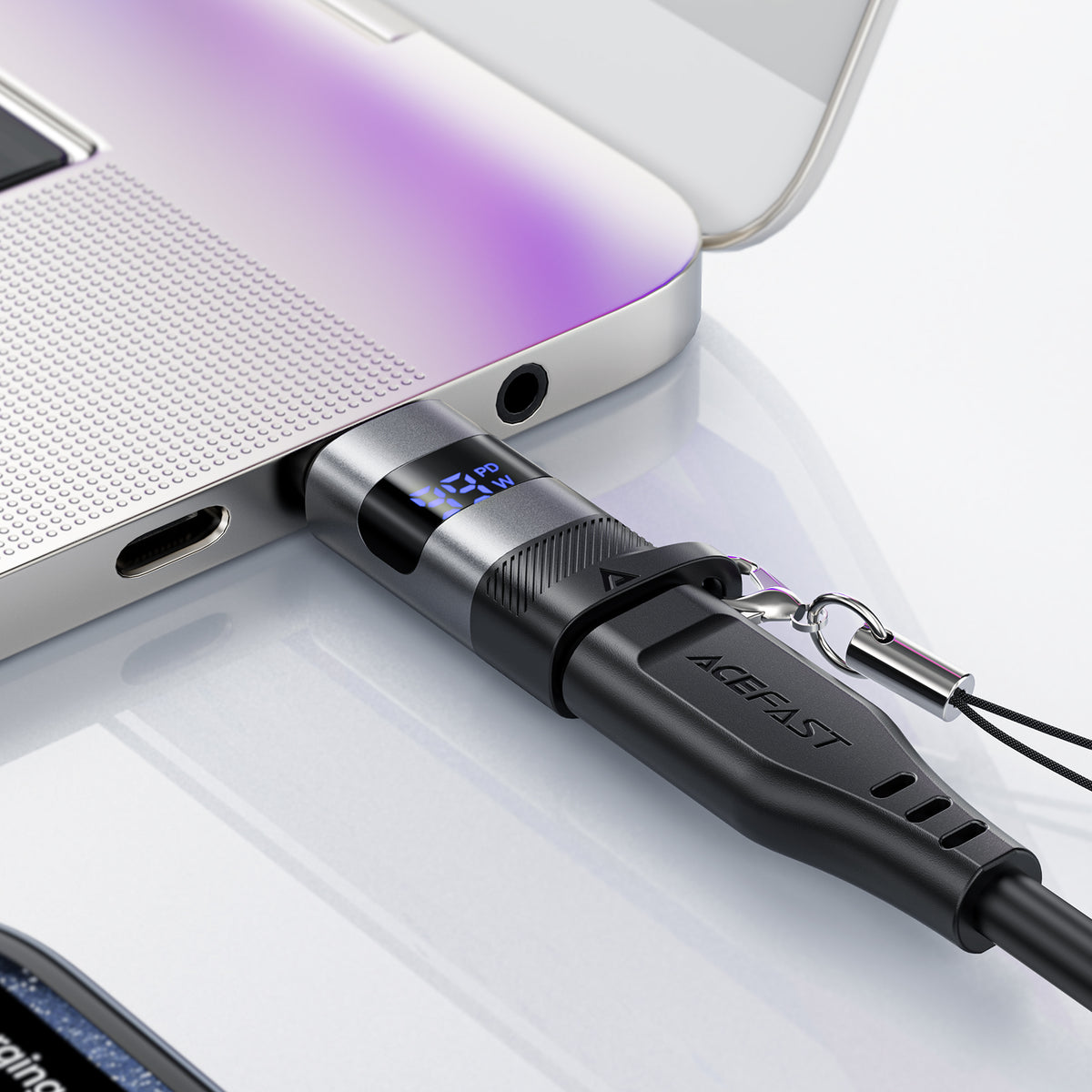 ACEFAST J9 USB-C to USB-C Adapter -Metallic Gray