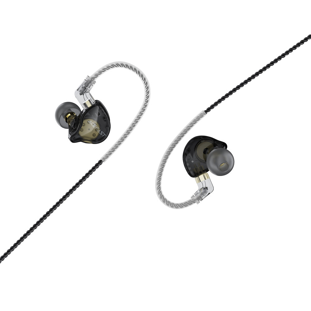 ACEFAST L11 Hybrid Drivers Wired Earphones- Black