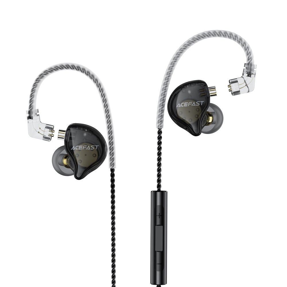 ACEFAST L11 Hybrid Drivers Wired Earphones- Black